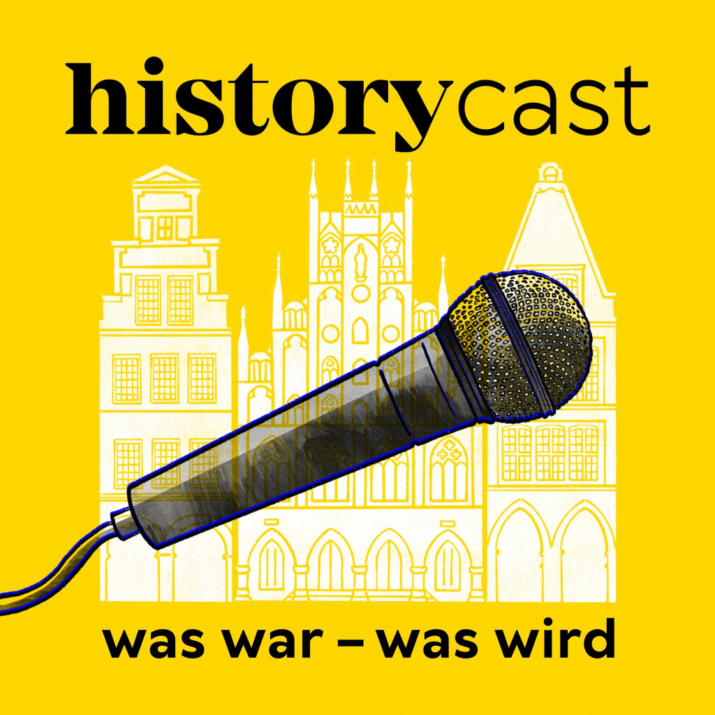 Titel-Illustration des historycast, © Irmela Schautz