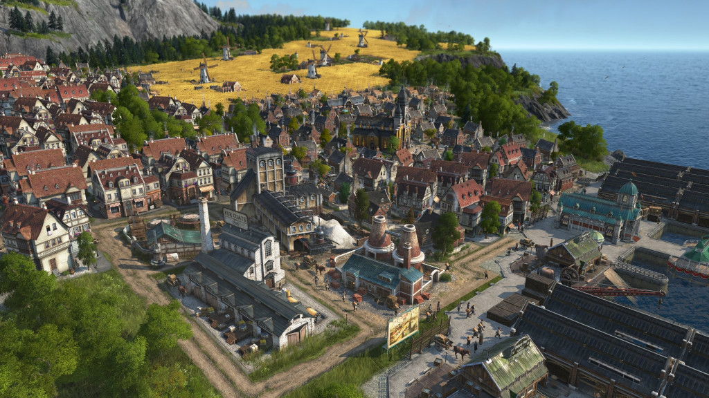 Gerade in Strategiespielen wie dem aktuellen Verkaufs-Hit »Anno 1800« gilt es, Stadt und Land in Einklang zu bringen. Wird da manches idealisiert? Quelle: Bluebyte