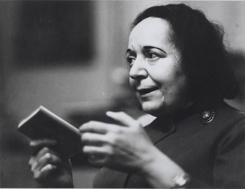 Lea Grundig (Foto: Klaus Morgenstern, Quelle: SLUB Deutsche Fotothek)