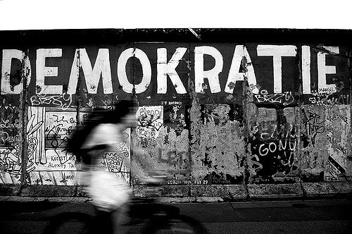 Demokratie, Grafitto Foto: Maria Langmann, 2017