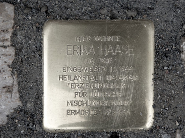 Stolperstein Erika Haase, © Stefanie von dem Fange